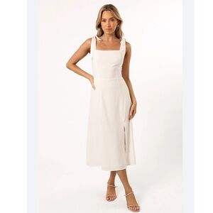 Petal & Pup Laurel A-Line White Dress New!